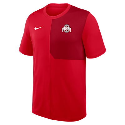 Ohio State Sideline Coach Men's Nike Dri-FIT College Top